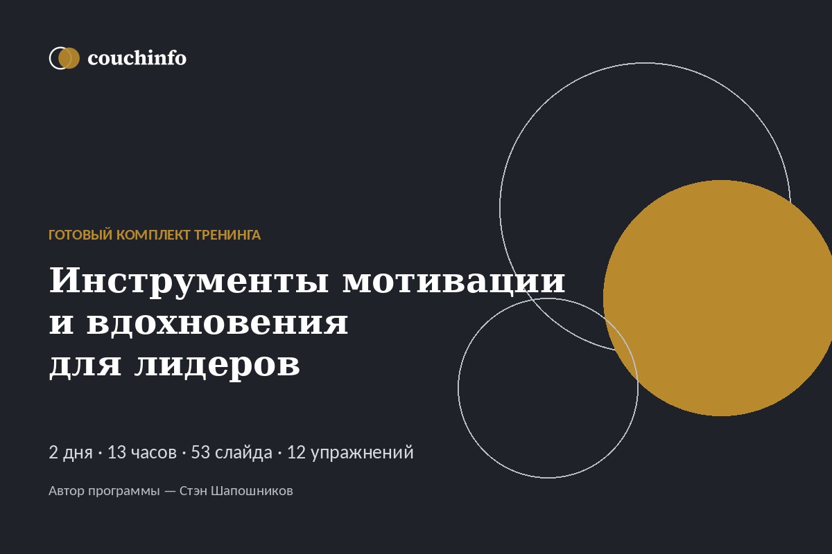 Инструменты мотивации и вдохновения для лидеров