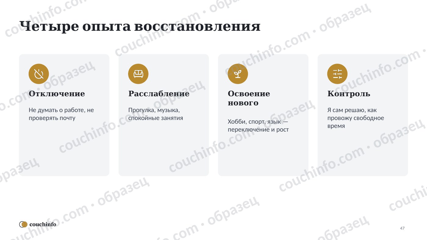 Управление ресурсным состоянием: энергия, мотивация, восстановление — страница комплекта